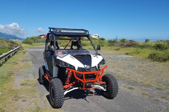 ATVと砂丘バギーコンボツアーのセントキッツのサニーブルーレンタル