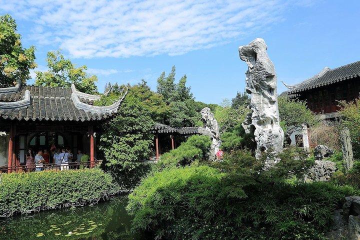 Bezoek Suzhou Garden en Zhouzhuang Water Town vanuit Shanghai