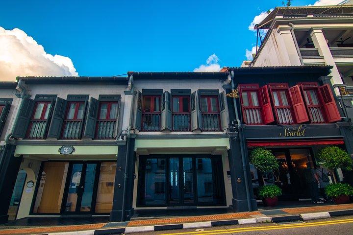 Telok Ayer風景と建築写真