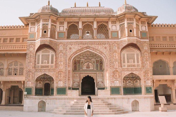 Excursão privada de um dia em Jaipur: Fortes, Palácios e Experiência Cultural