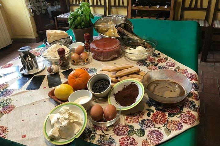 Clase de cocina con un "Mamma" local en Soriano, pequeño pueblo cerca de Viterbo