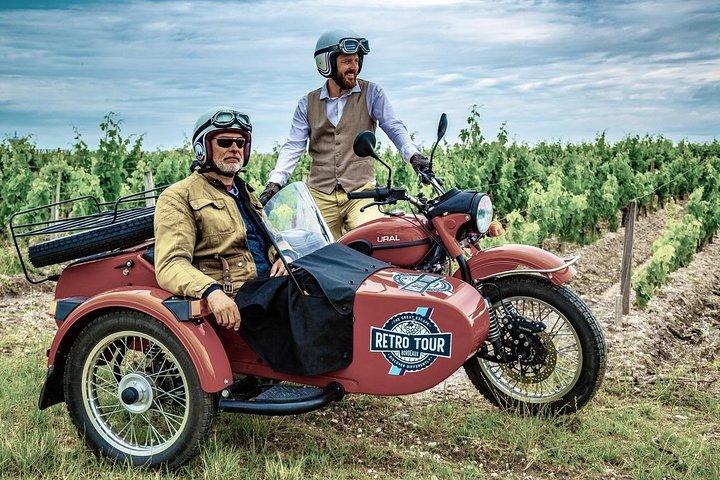 El Médoc en un sidecar, ¡magia!