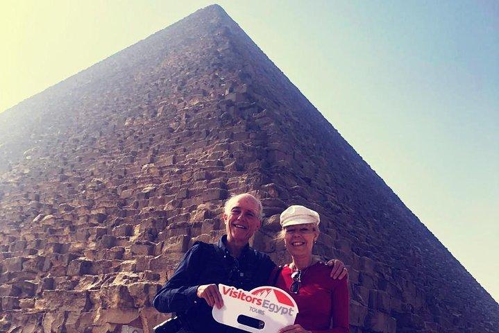 Privat dagstur vid Pyramiderna i Giza och Egyptiska museet