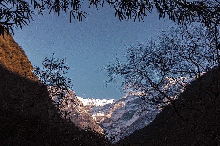 4WD Jeep Drive Kaphuche Gletschersee Tour und Trekking von Pokhara