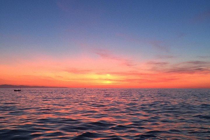 Sunset San Sebastian classic yacht