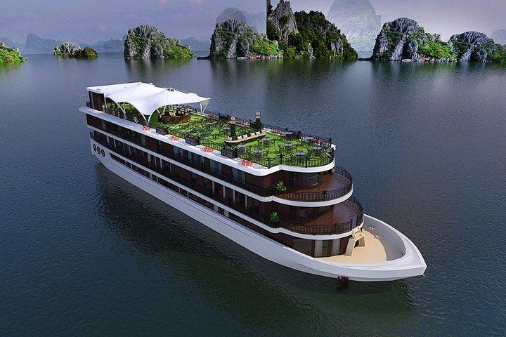 Halong Luxury Cruise 2D / 1N: kayak, natación, isla Titop, comidas, mejores precios