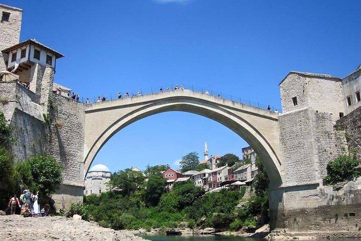 Fra Split eller Trogir: Tur til Mostar og Kravice-vandfaldene