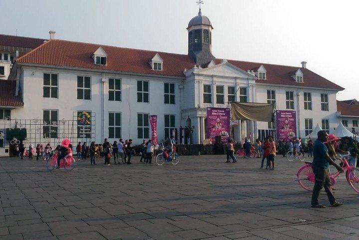 Jakarta Rolig kväll stadsrundtur
