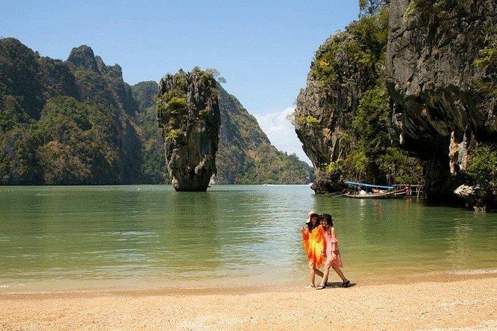 ジェームズボンド、パナック、ホン島旅行+プーケットからのビッグボートで2カヌー
