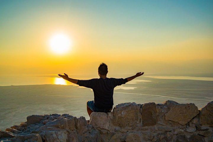 Mer Morte, Masada au lever du soleil et Ein Gedi au départ de Jérusalem