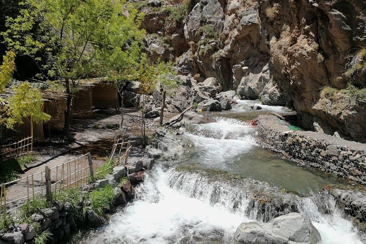 Day trip to Atlas mountains waterfall & Agafay camel Ride experience