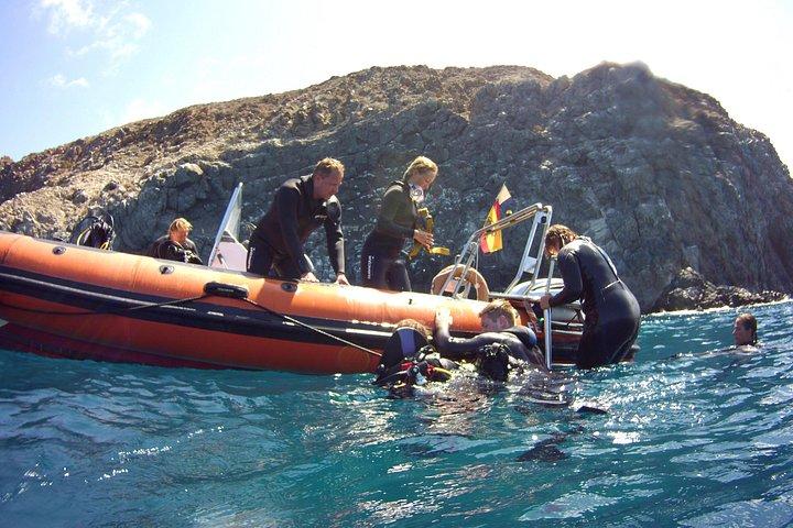 2x diving package, on request including refreshment