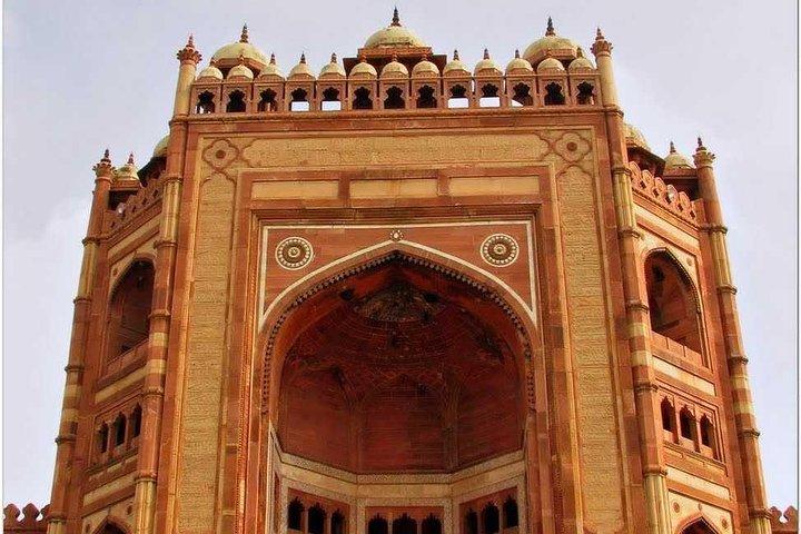 2 D Taj Mahal, Agra Fort, Fatehpur Sikri, Abhaneri Step Well's Tour Da Jaipur