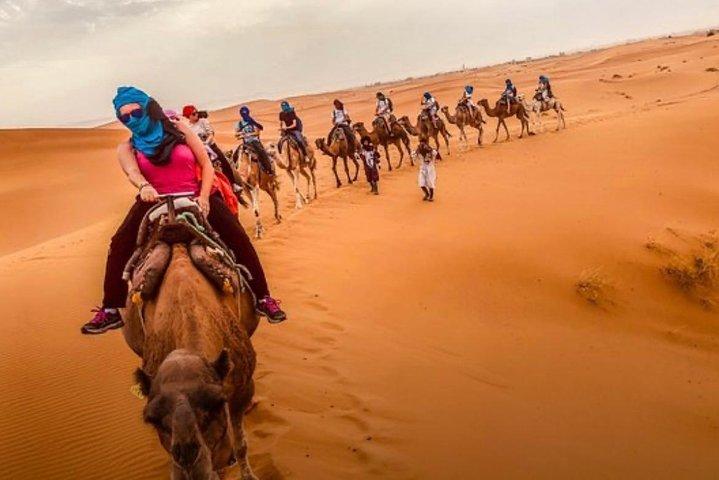 Tour del deserto del Sahara di 3 giorni da Fez a Marrakech via Merzouga