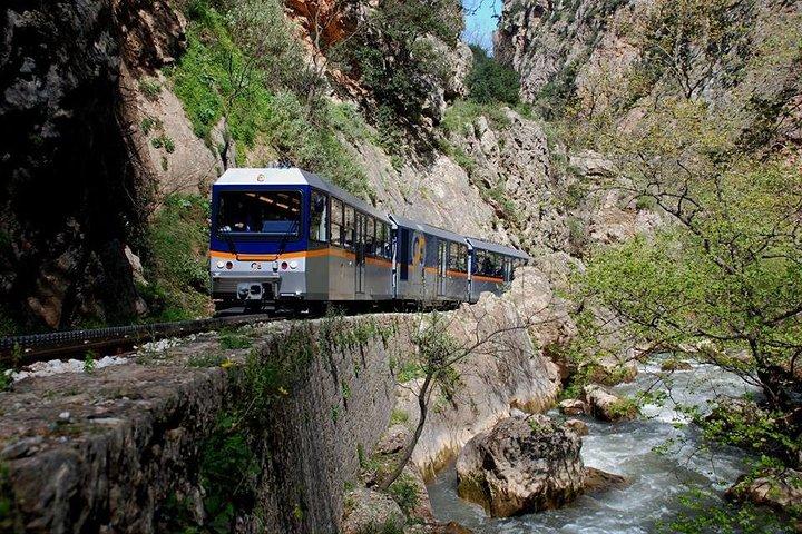 Cave of Lakes, Cog Railway, Kalavrita Village, Corinth Canal Private Tour