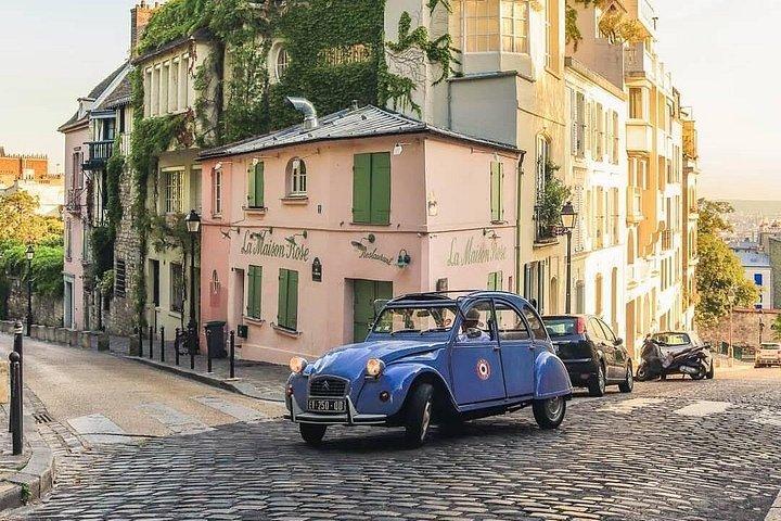 ヴィンテージ 2CV アドベンチャー : 1 時間のパリ ハイライト ツアー