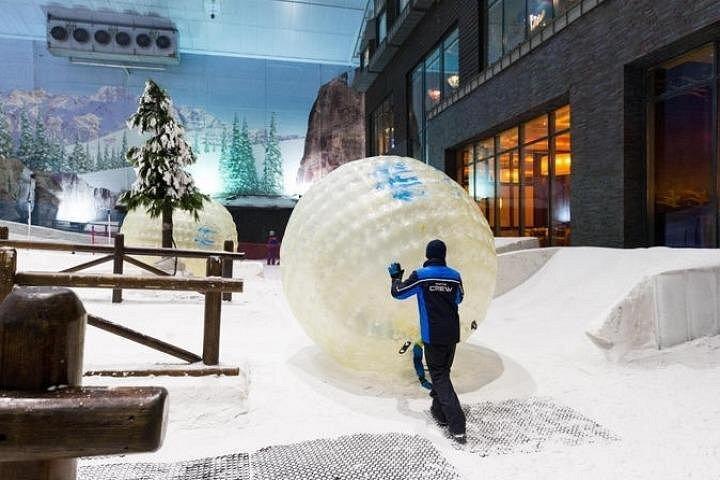 半日プライベートスノークラシックドバイ-チケット+送迎