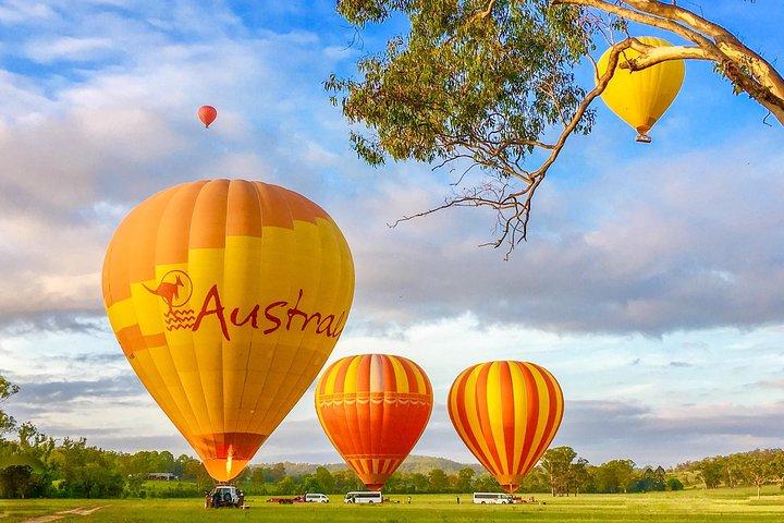 Heißluftballonflug Brisbane mit Weinbergfrühstück