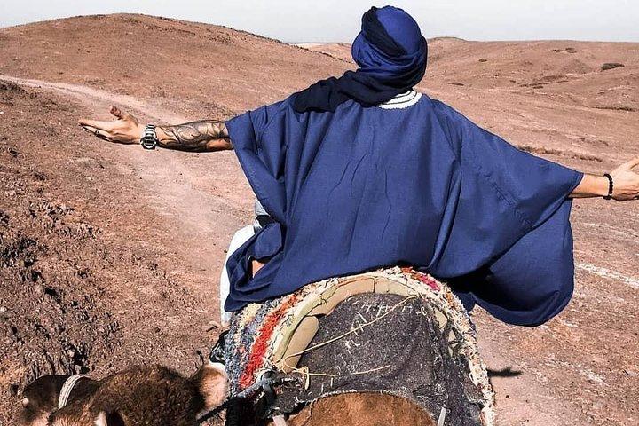 Camel ride in Agafay desert