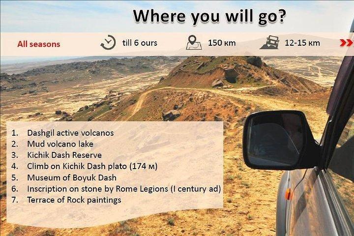 Off-road Gobustan & Wine Tour Baku met lokale lunch