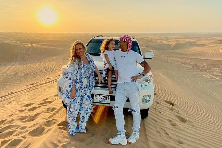 Red Dune Desert Safari with BBQ Dinner, Sand Boarding Dance Shows
