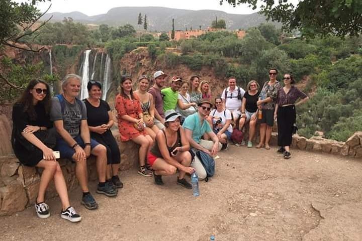 From marrakech :Ouzoud waterfalls ;local guide. Cruise boat