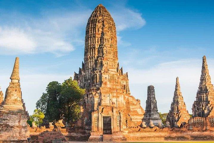 Excursão de dia inteiro a Ayutthaya com almoço tradicional em cruzeiro pelo rio (Grand Pearl)