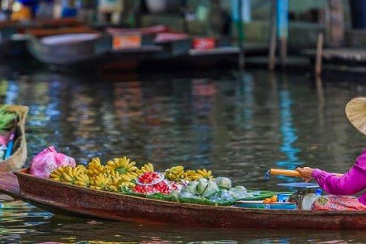 Excursión para grupos pequeños - Excursión de medio día al mercado flotante Damnern Saduak
