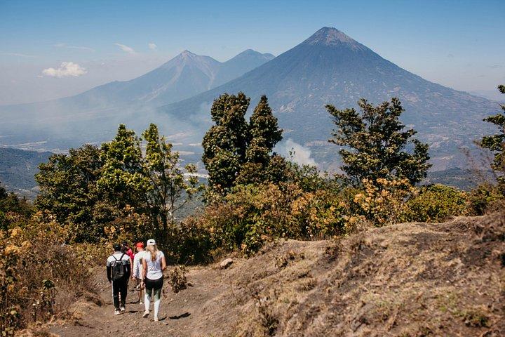 Excursion de randonnée partagée au volcan Pacaya
