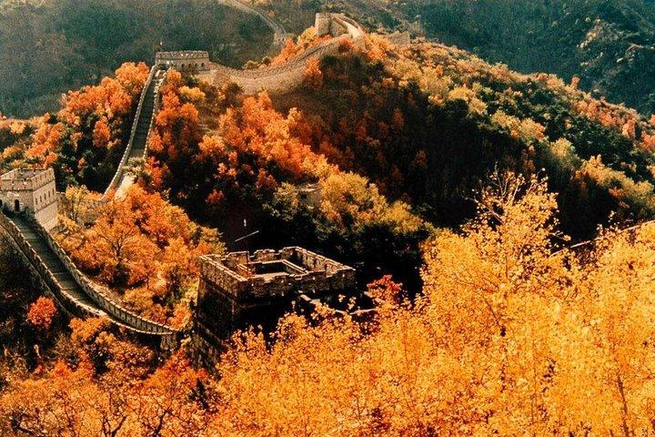 ムティアンユ万里の長城と神聖な道を含む私用北京日帰り旅行