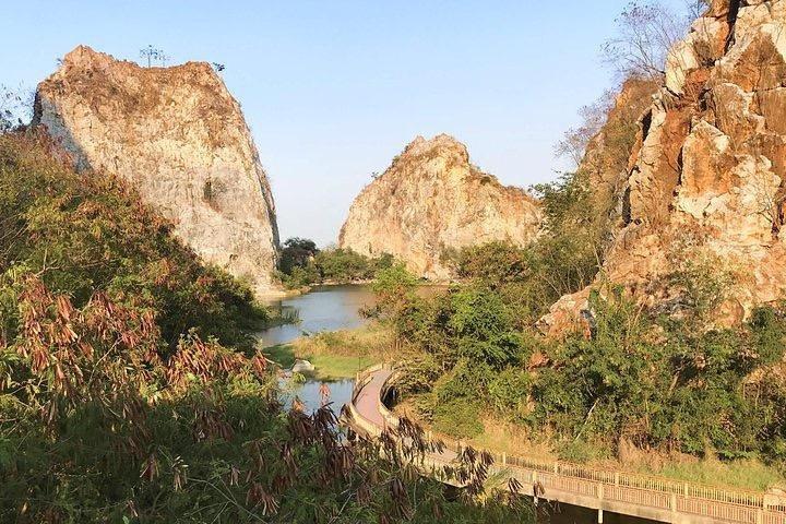 Verfrissend, genezing, geweldige ontsnapping naar Ratchaburi vanuit Bangkok met lunch