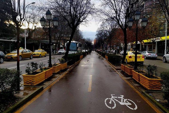 Tirane city bike ride
