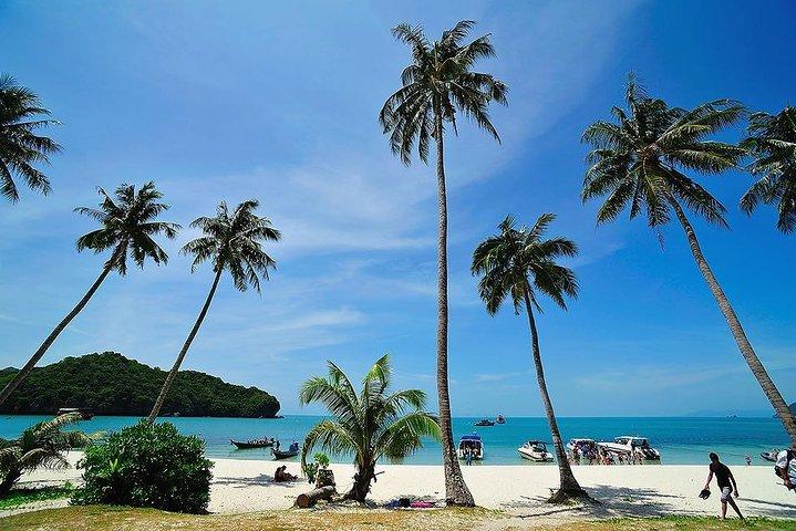 Angthong National Marine Park de lancha com snorkel e caiaque
