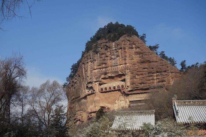 med skudtog Xian- Tianshui Maiji grotter & Fuxi tempel & frokost