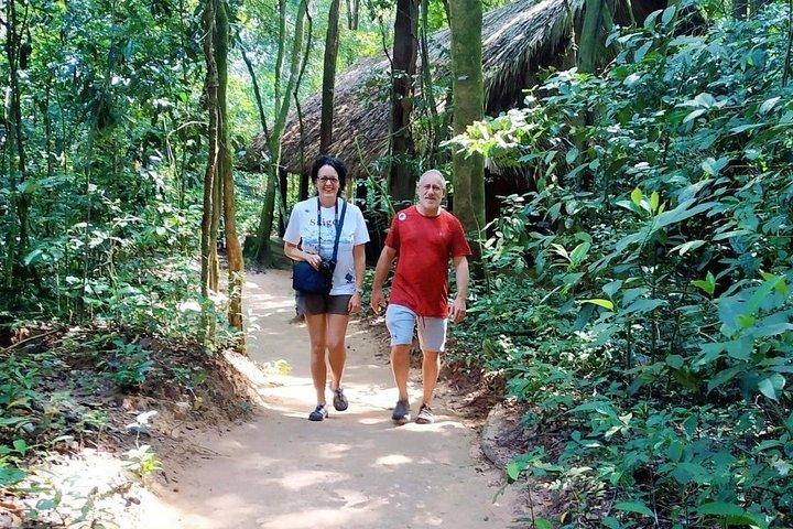 Tour privato dei tunnel di Cu Chi Ben Duoc di mezza giornata