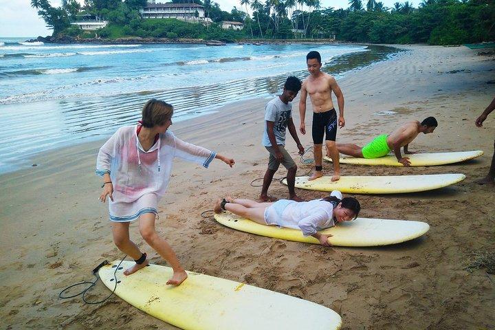 Lezioni di surf a Unawatuna
