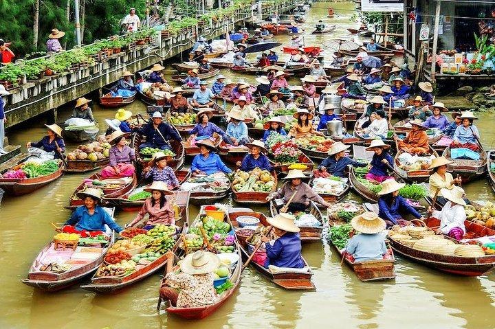 Mercado flotante de Thaka: La experiencia más auténtica de Tailandia