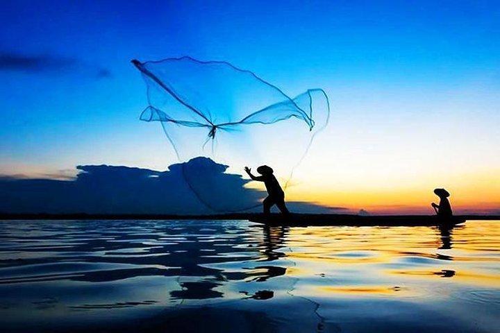 Uma excursão profunda para explorar o Parque Xixi Wetland, incluindo experiência de pesca