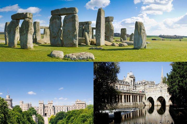 Visite privée d'une journée complète à Bath, Windsor et Stonehenge