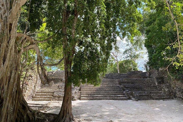 コスタマヤからの古代Chacchobenマヤ遺跡ツアー