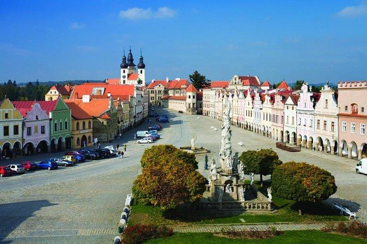 Envägsöverföring från VIENNA till Prag med valfri stopp vid Telc (UNESCO)