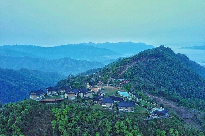 Excursão diurna para jantar e nadar de Pokhara ao Rupakot Resort