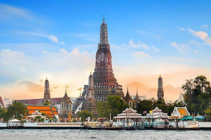 Bangkok Three Temples Tour: com barco Grand Palace & Express