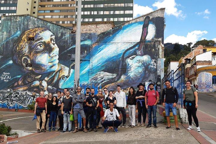 Graffiti-tur i La Candelaria Bogotá