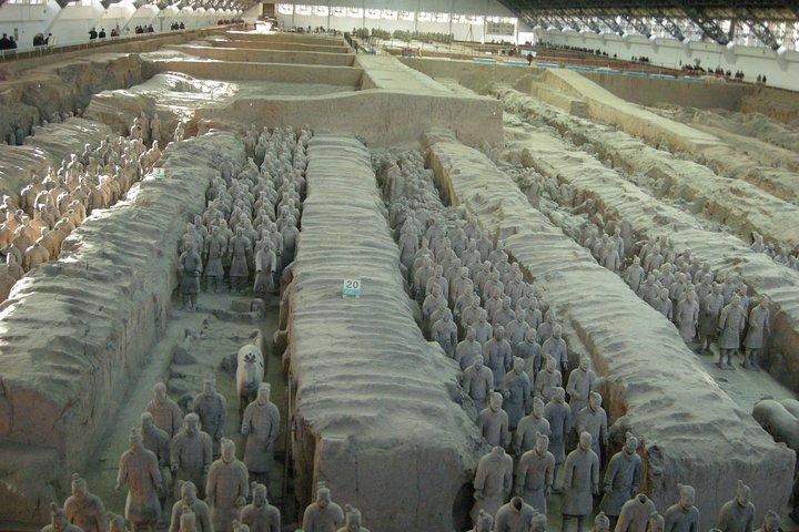 1-dages Xi'an Terracotta Warriors, Wild Goose Pagoda og Banpo Village Museum Tour