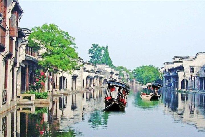 Visite autoguidée de la ville aquatique de Nanxun avec transfert privé au départ de Shanghai