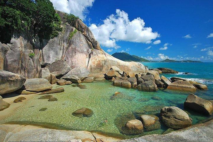 Ko Samui City Tour inklusive Wat Phra Yai, Lat Ko Viewpoint, Hin Ta Hin Yai Rock