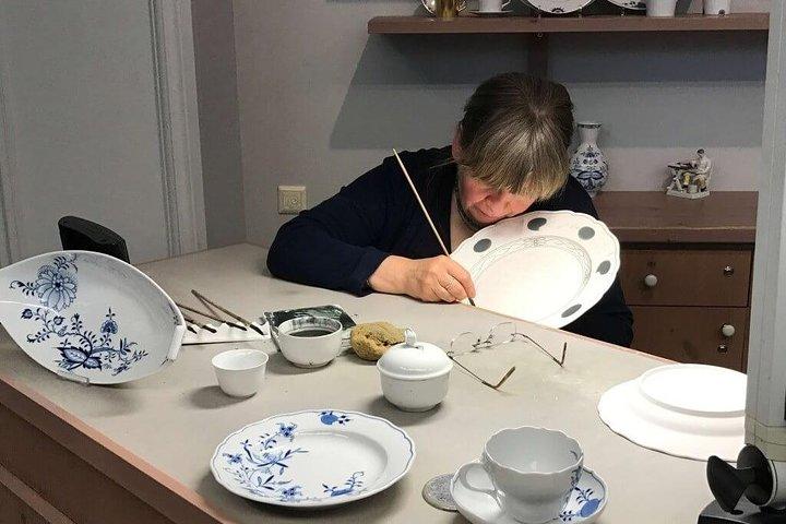 Privat transfer fra Prag til Berlin med Meissen Porcelain Manufactory stop