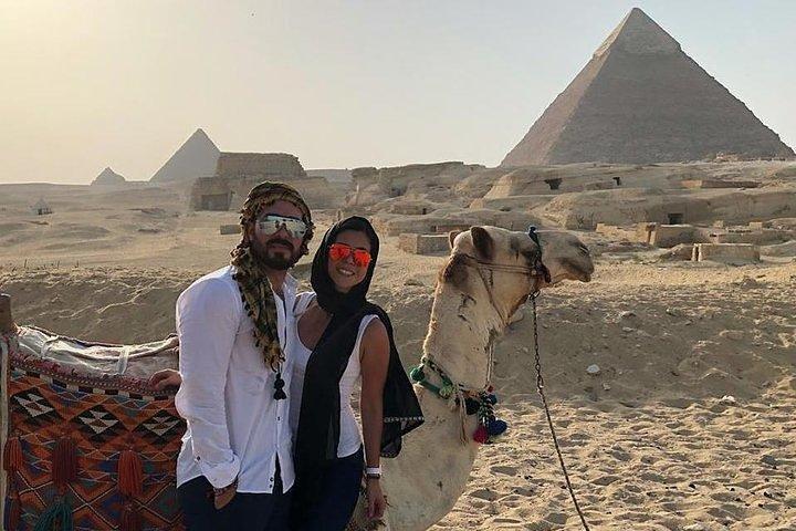Privat tur Giza-pyramiderne & Cairo-tur fra Sharm El Sheikh med fly