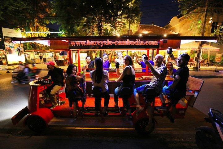 Siem Reap: Barcycle with Unlimited Cold Beers & Soft drinks